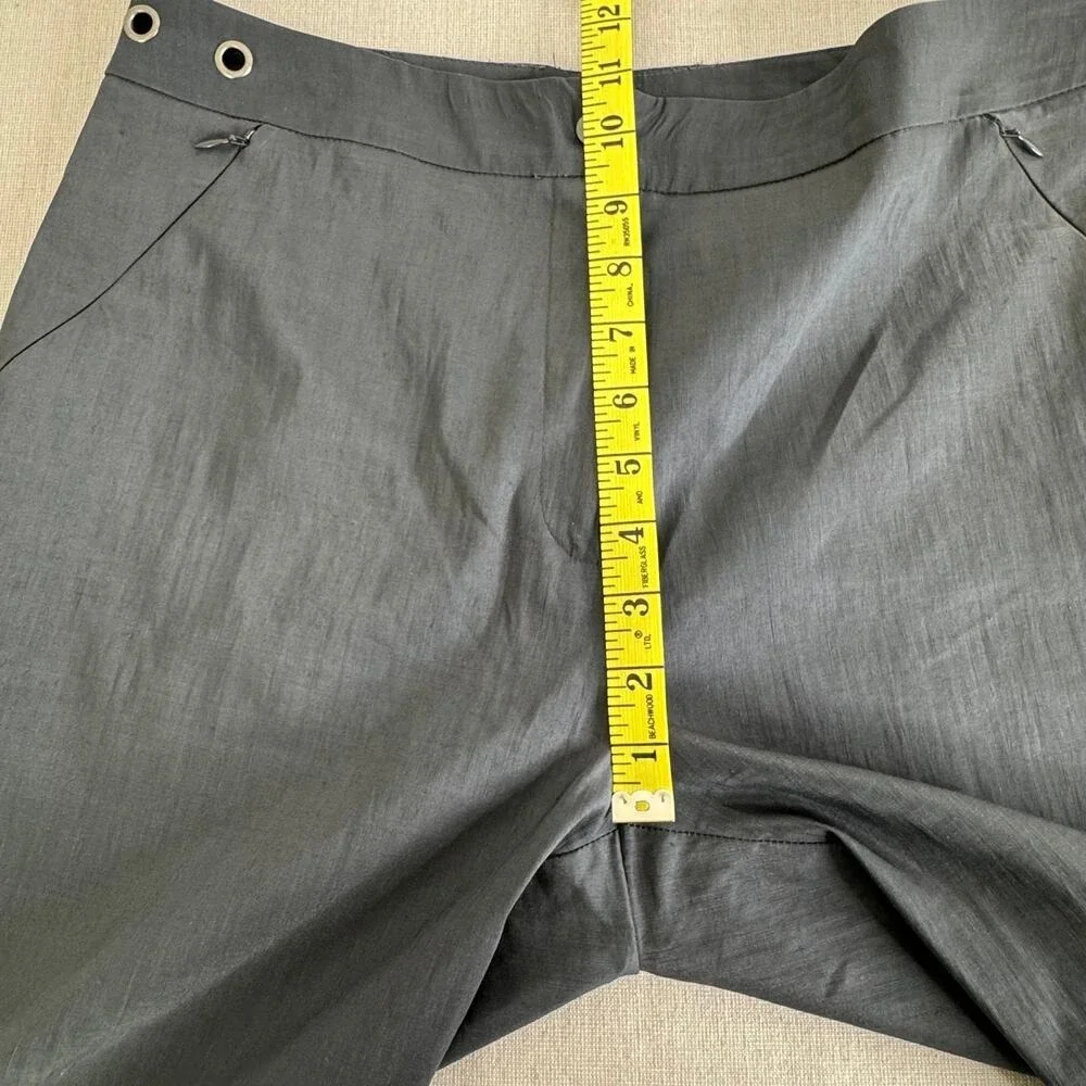 Sarah Pacini‎ linen blend pants